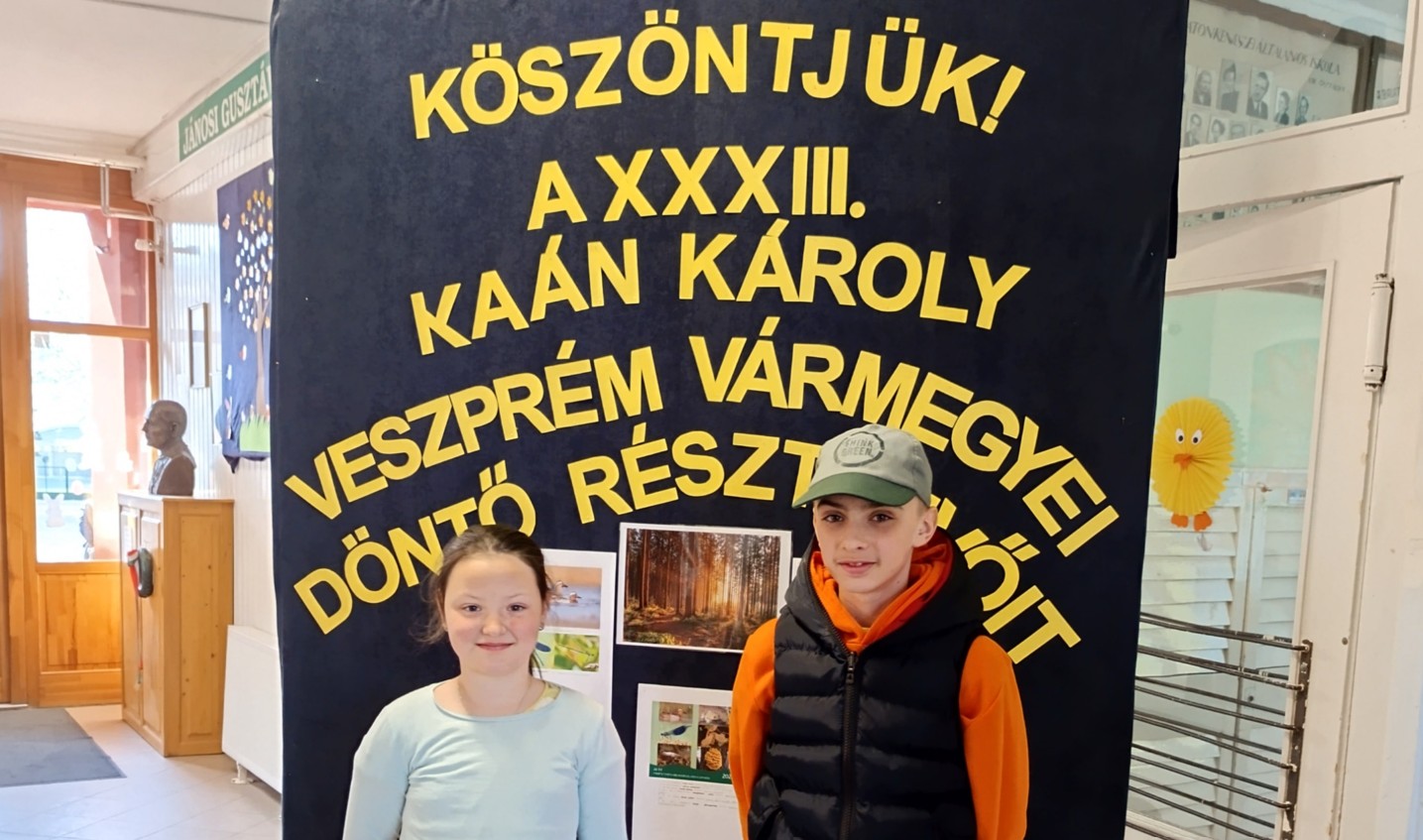 Iskolánk tanulói a Kaán Károly Természetismereti Versenyen